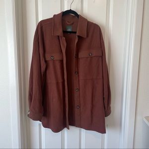 Wild Fable Shacket Shirt Jacket Brown size M medium